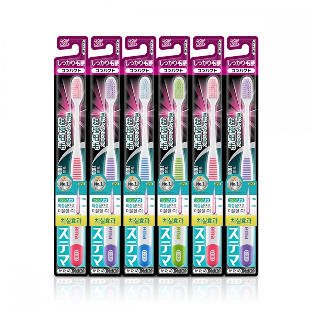 

Systema Shikarikegoshi Компактная жесткая зубная щетка 6 шт.