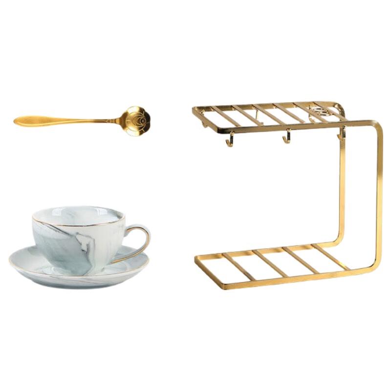 European Light Luxury Ceramic Coffee Cup Set