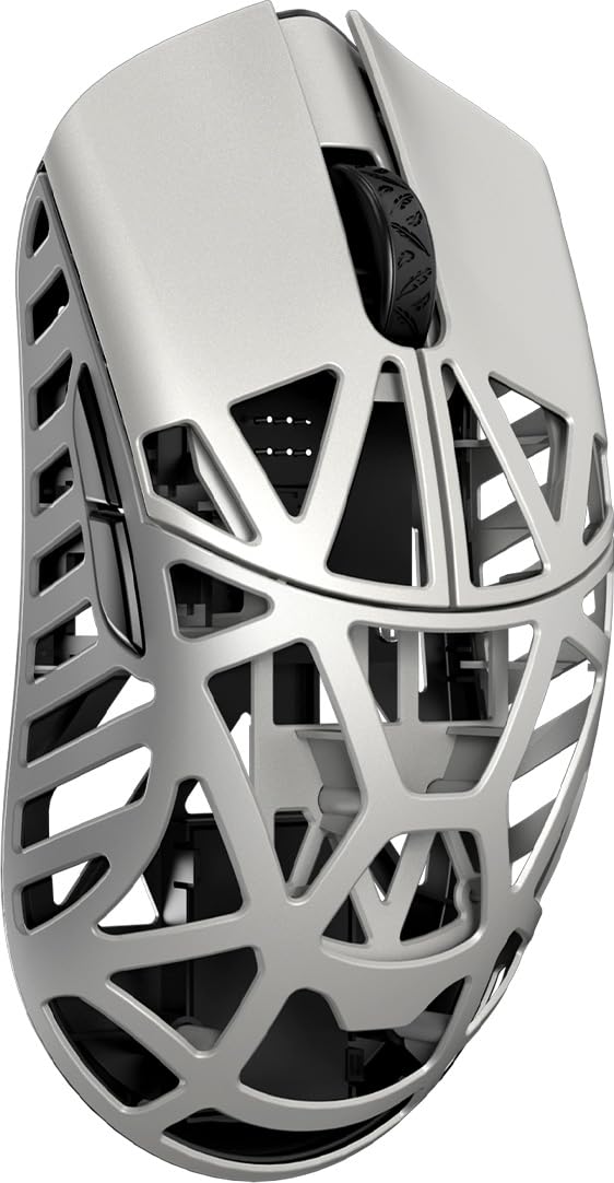 

WLMOUSE Beast X Max Wireless Gaming 8KHz Polling Magnesium Lightweight at PAW3950 Big Official Japanese Product Grey Mouse, Rate, Alloy, 42g, Sensor,