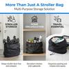 Handheld Stroller Protective Cover Bag Wear-resistant Oxford Cloth Large Space Baby Stroller Storage Pouch
