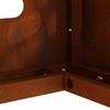 Air Conditioner Cover Rust Colored 90 x 40 x 60 cm Weatherproof Steel