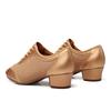 Scarpe da Danza Latina in Rete da Donna Scarpe da Insegnante Sneakers da Jazz Altezza Tacco 3,5 cm