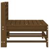 Garden Center Sofa Honey Brown Solid Pine Wood