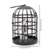 Skeleton Vertical Slats Halloween Cage Decor Domed Top