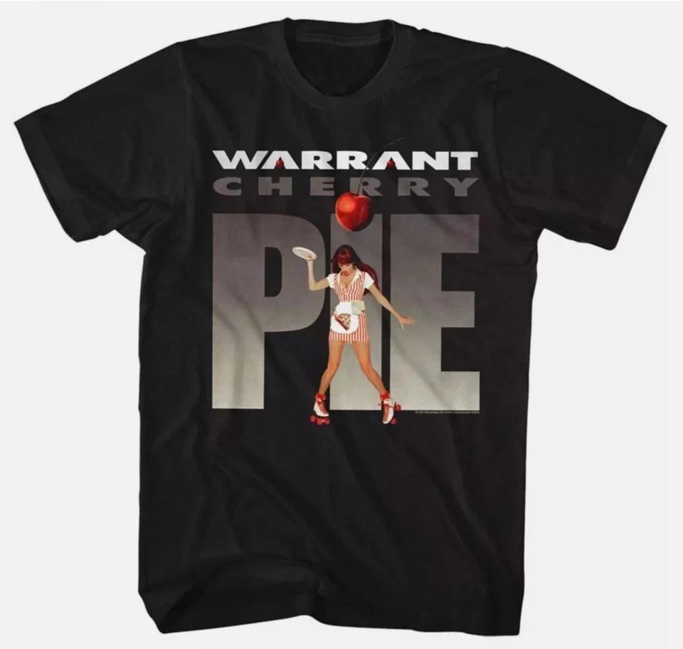 Warrant Cherry Pie Rock and Roll Unisex Black T Shirt Q4758 L