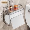 LIEI Wall-Mounted Waterproof Transparent Tissue Box