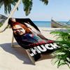 Chucky's Deadly Return beach towel Outdoor camping soft Outdoor pool towel seaside quick-drying swim towel beach Travel and vacation towels Comfort