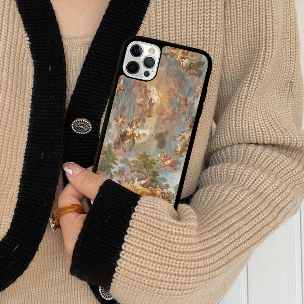 Renaissance Art Phone Case Silicone PC+TPU For For iPhone 11 12 13 14 15 16 Plus Pro Max Cover
