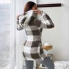 Women's Autumn/winter Lamb Cardigan Hooded Zipper Fleece Casual Coat