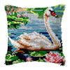 Diy Latch Hook Duck Rabbit Cushion Pillowcase Canvas Crocheting Carpet Embroidery Pillow Latch Hook Kit Knitted Knot Carpet Deco 