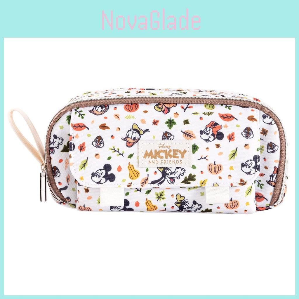 Mickey Mouse Cartoon Design Storage Bag With High Capacity And Multiple Layers For Students And Office