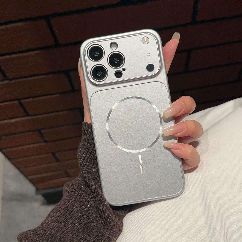 17-Window Magnetic Acrylic Case for Apple 14/15/16/17 Pro Max – Full Protection