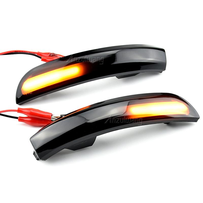 Dynamic Blinker LED Flash Turn Signal Lights For Ford Kuga Escape EcoSport 2013- Focus 3 MK3 SE ST RS Side Mirror Indicator