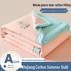 Xinjiang Cotton Summer Quilt: Lightweight, Machine-Washable, Thin Comforter for Dorms and Double Beds