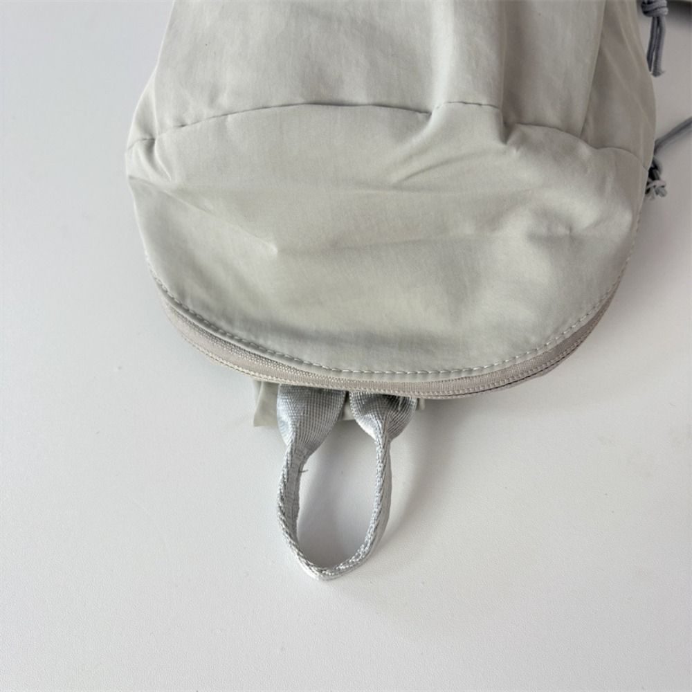 Large Capacity Sports Crossbody Bag Solid Color Outdoor Chest Bag Nylon Shoulder Bag  Hiking