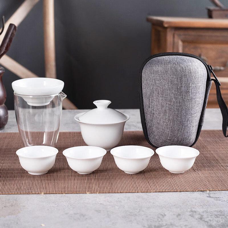 Nordic Ceramic Outdoor Travel Tea Set