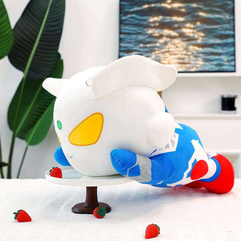 New Ultraman Tiga Doll Flying Ultraman Plush Toy Cartoon Doll Throw Pillow Gift