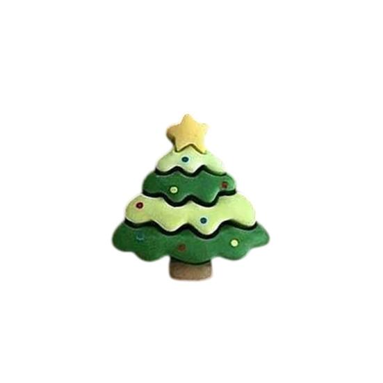 Christmas Tree Refrigerator Magnets 7Pcs/Set Mini Magnet, Xmas Shape Magnetic Home Decor Fridge Decorative Magnet for Whiteboard Locker Door