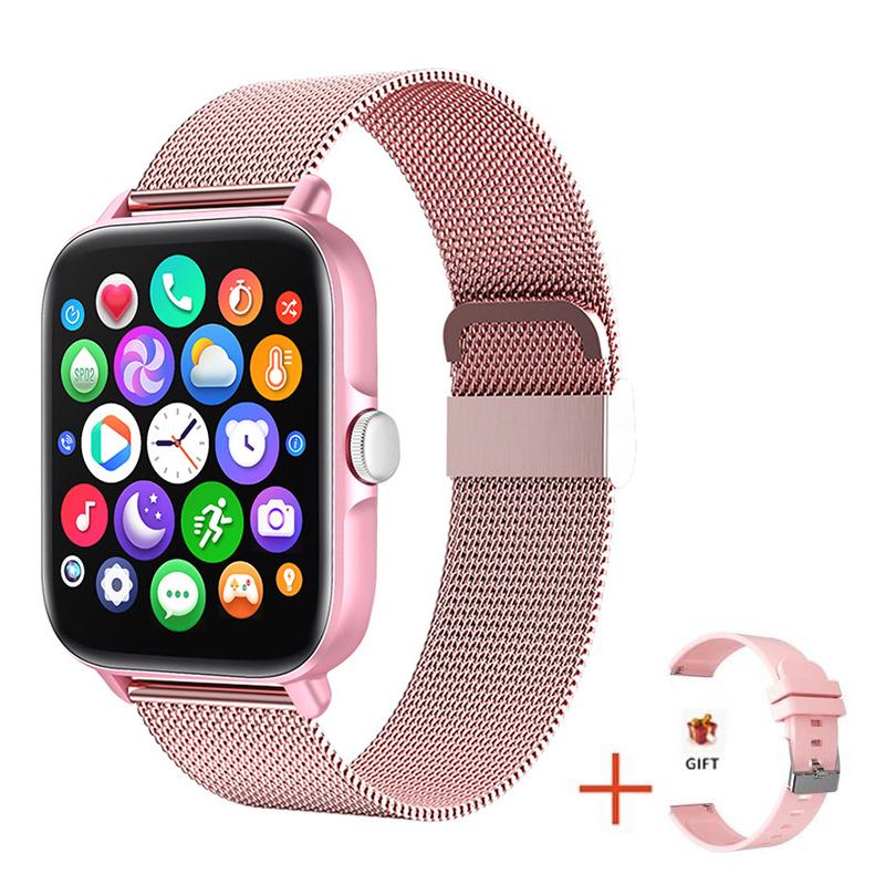 2024 New Smart Watch Men Women Full Touch Body Temperature Heart Rate Monitor Smartwatch Waterproof Smart Wristwatch