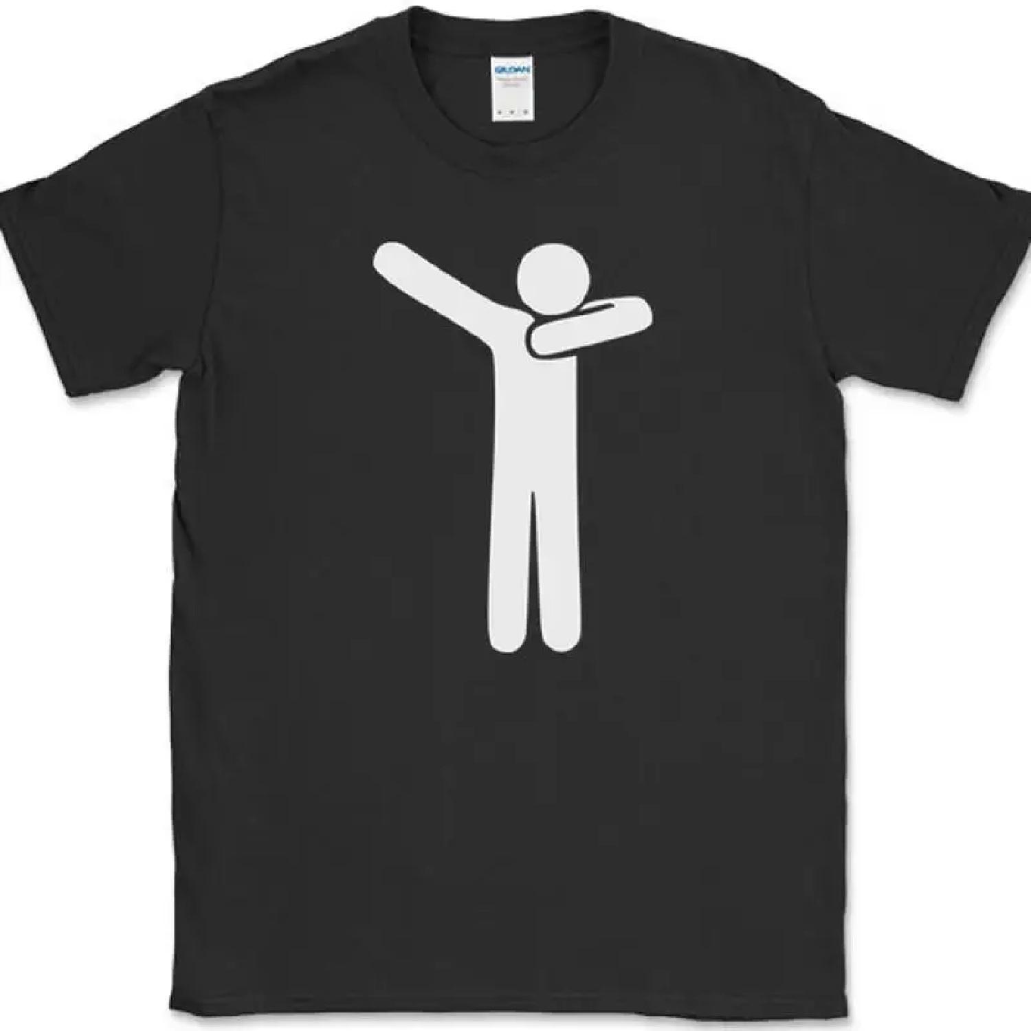 Dab T-Shirt Dabbing Funny Dance Humor Celebrate Novelty Victory Cotton Tee XXXXXL разноцветный