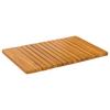 Badezimmermatte Unifarbe Braun 59 x 40 cm Holz