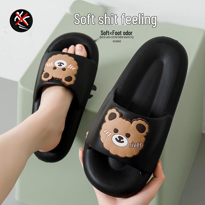 Trendige Rutschfeste Damen Sommer Hausschuhe - Dicke Sohlen, Tragekomfort, Lässige Outdoor & Zuhause Badesandalen