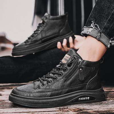 Fashion Men Leather Shoes Trends Men Shoes New Men Boots Ankle Boots Flats High Top Boots Outdoor Man Sneakers Men's Loafers