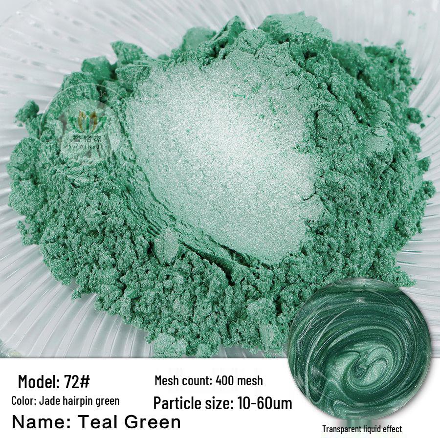 120 Color Chameleon Pearlescent Mica Powder for Epoxy Resin, Paint, and Watercolor