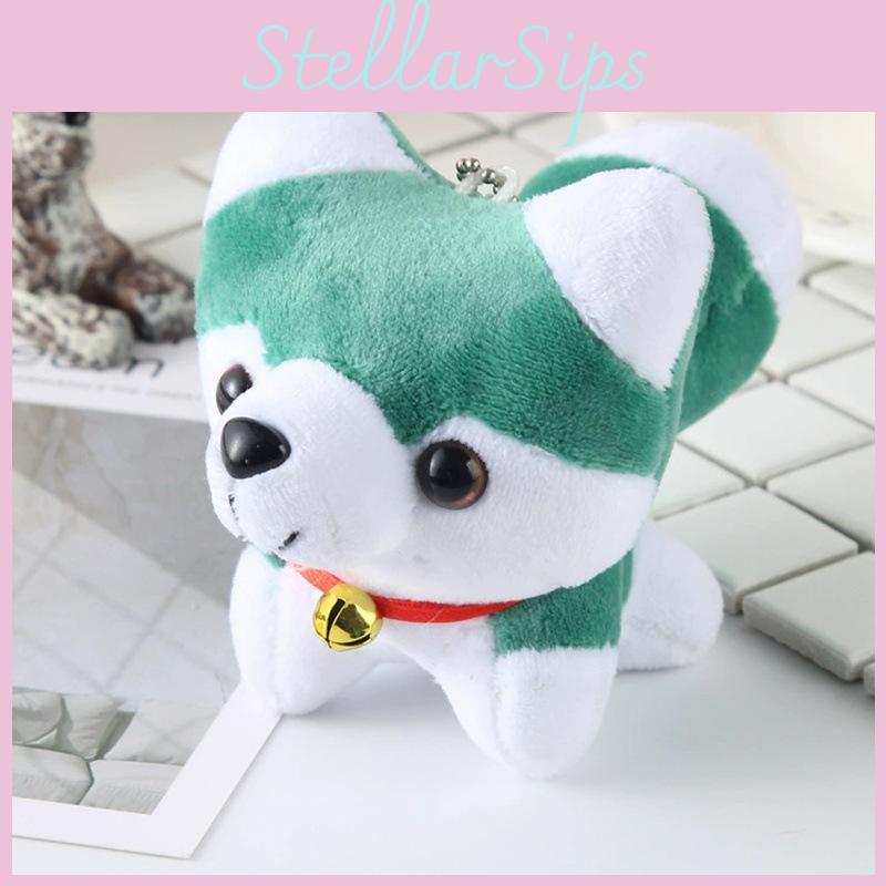 Adorable Husky Plush Toy Keychain Cute Dog Accessory For Backpacks Handmade