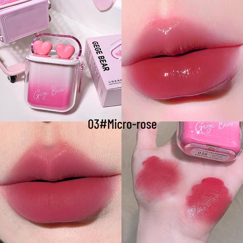GegeBear Samtiger Nebel Lippenlack Set: Langanhaltend, Intensive Farbe, Koreanischer Stil für einen energiegeladenen Look.