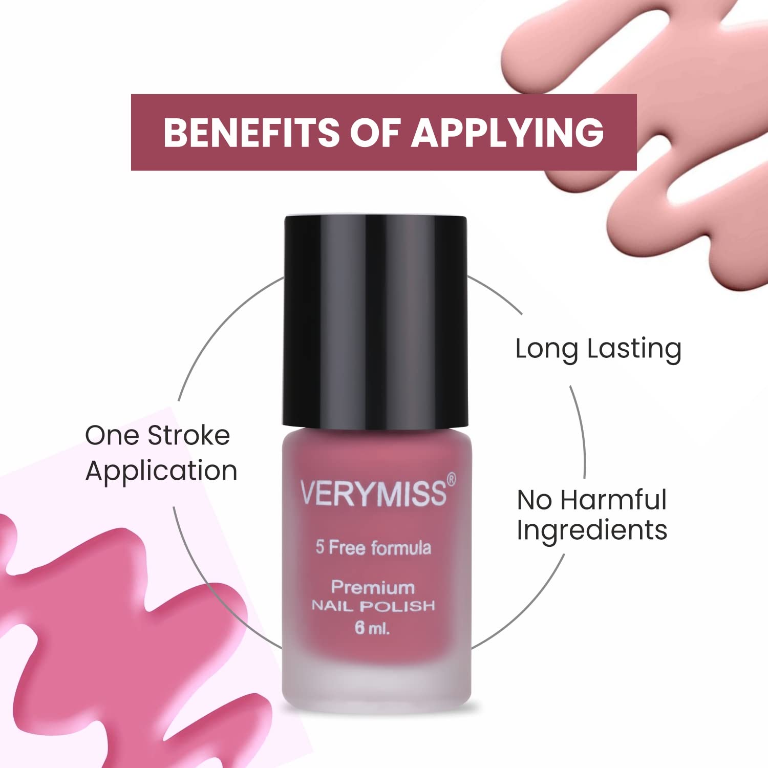 Матовый лак для ногтей премиум-класса | Плавное приложение | Быстрая сушка | Веган | — фото 8