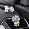 Tulip Car Perfume Aroma Diffuser Flower Long-Lasting Light Fragrance Car Diffuser Stone Fragrance Clip Car Decoration for Girls
