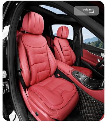 Universal Nappa Leather Car Seat Cover Four Season Auto Breathable Comfortable Perforated Cushions Seat Covers Car Seats Cover