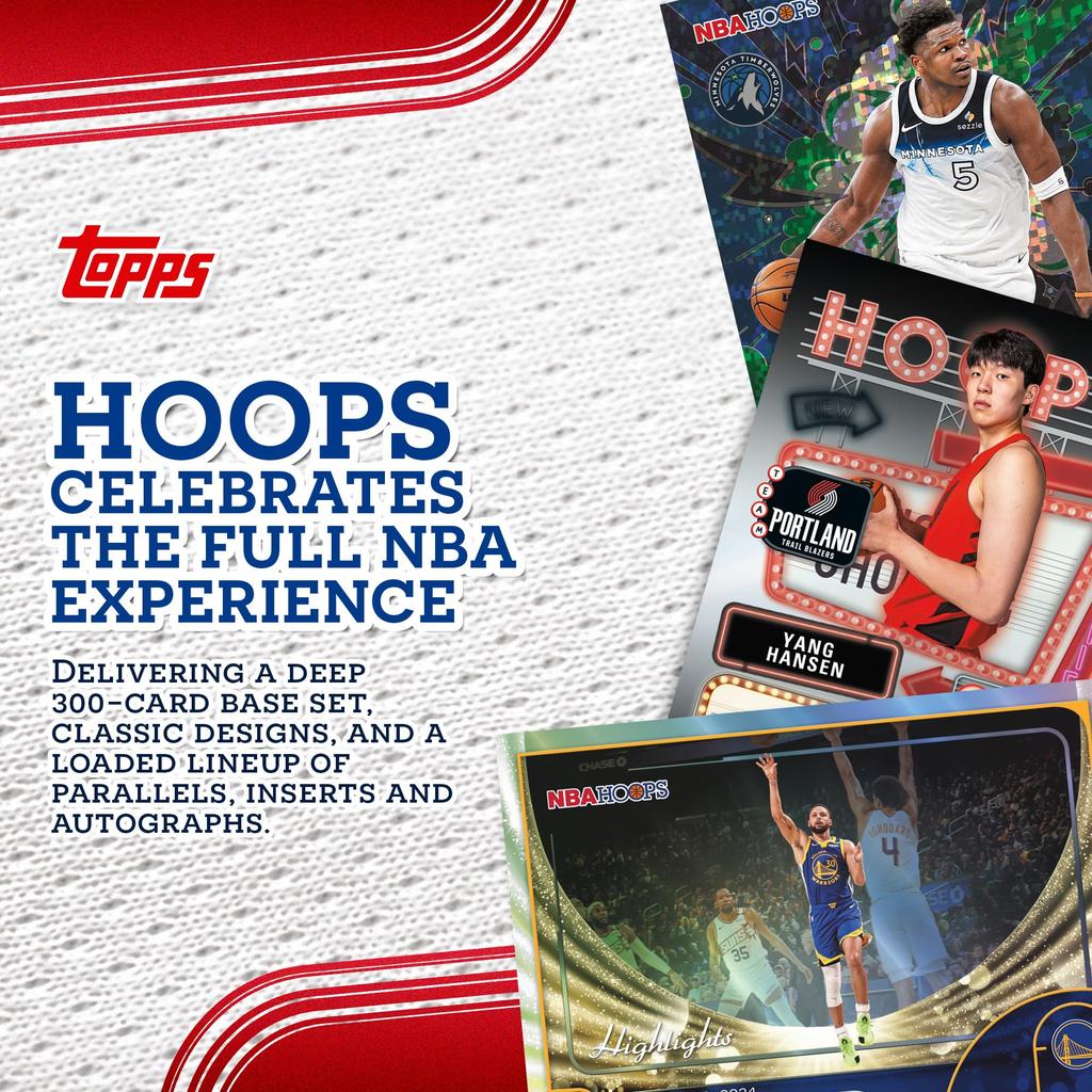 NBA TOPPS HOOPS BASKETBALL VALUE BOX 2025-26