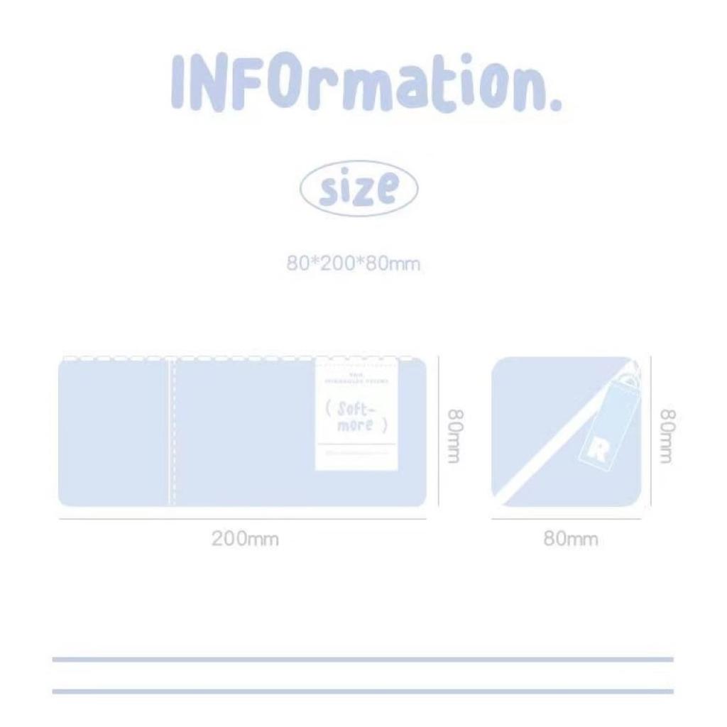 Simple Student Stationery Business Canvas Pencil Case Large Capacity Stationery Tool Pencil for Elementary School High School College Office Workers