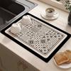 Covoraș de scurgere vase Covoraș de bucătărie Covoraș pentru aparat de cafea Covoraș pentru uscat vase Covor mic de bucătărie Covor decorativ de bucătărie Decor pentru casă