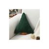 Christmas Tree Plush Pillow Decorative Cushion For Holiday Home Decor