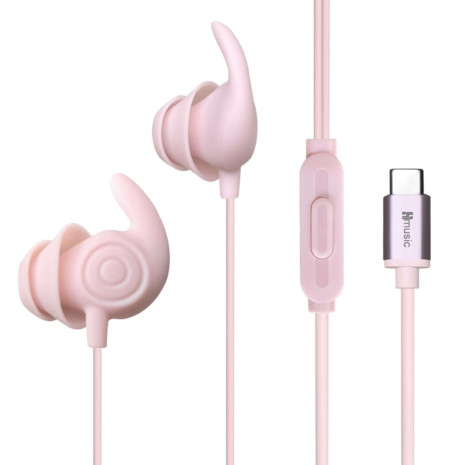 

Навушники для сну для шуму 2г силікон без болю навіть при перевертанні та з навушниками, одягненими під час сну, зручні для високого звуку, хороші, ідеальні як рожевий