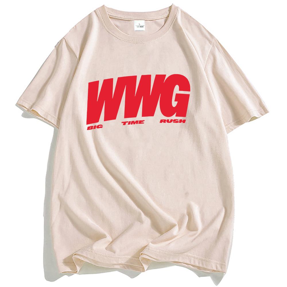 BTR WORLDWIDE TEE Big Time Rush Band Graphic Tshirt Cotton Loose Men Women T-shirt Casual Unisex Streetwear Hip Hop Male T Shirt