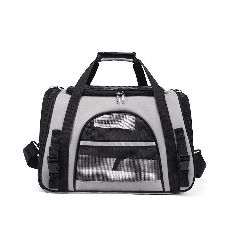 Cat Out-and-out Portable Pet Bag Cat Pet Breathable Cross-body Bag Cat Backpack  Small Dog Bag