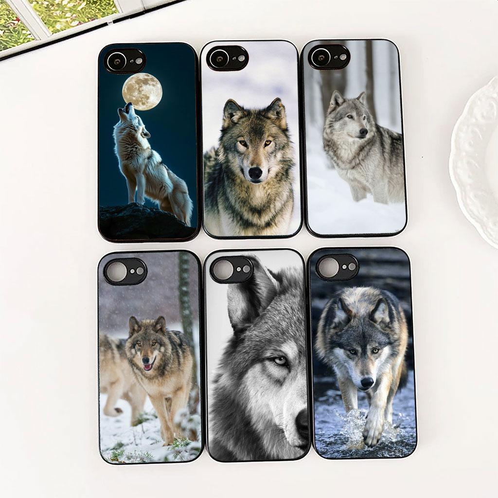Casing Phone Cover for Samsung Galaxy S22 S21 S20 FE Ultra Plus A07 A17 A15 A16 A25 A57 A37 Case  Animal Stalking Wolf Art