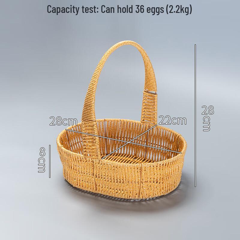 

Rattan Oval Picnic Basket Set