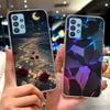 For Samsung A32 5G Case SM-A326B Clear Cute Cat Fashion Funny Painted Back Cover For Samsung Galaxy M32 5G Phone Case SM- M326B