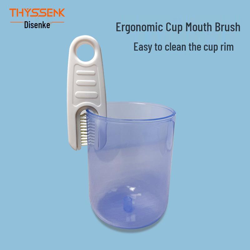 Baby Bottle Cleaning Brush Set – 5 Pieces Including Nipple, Straw, Cup Rim, and Sponge Brushes
