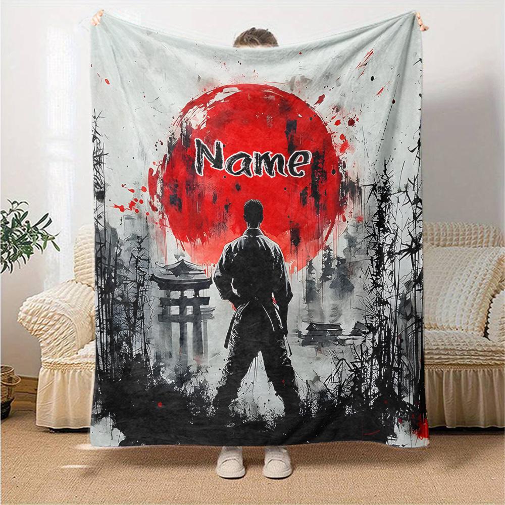 Festive Nutcracker And Holly Christmas Scene Blanket Allseason Blanket Christmas Home Decorgift Sofa Bed Travel Camping Christmas Style Colorswarm