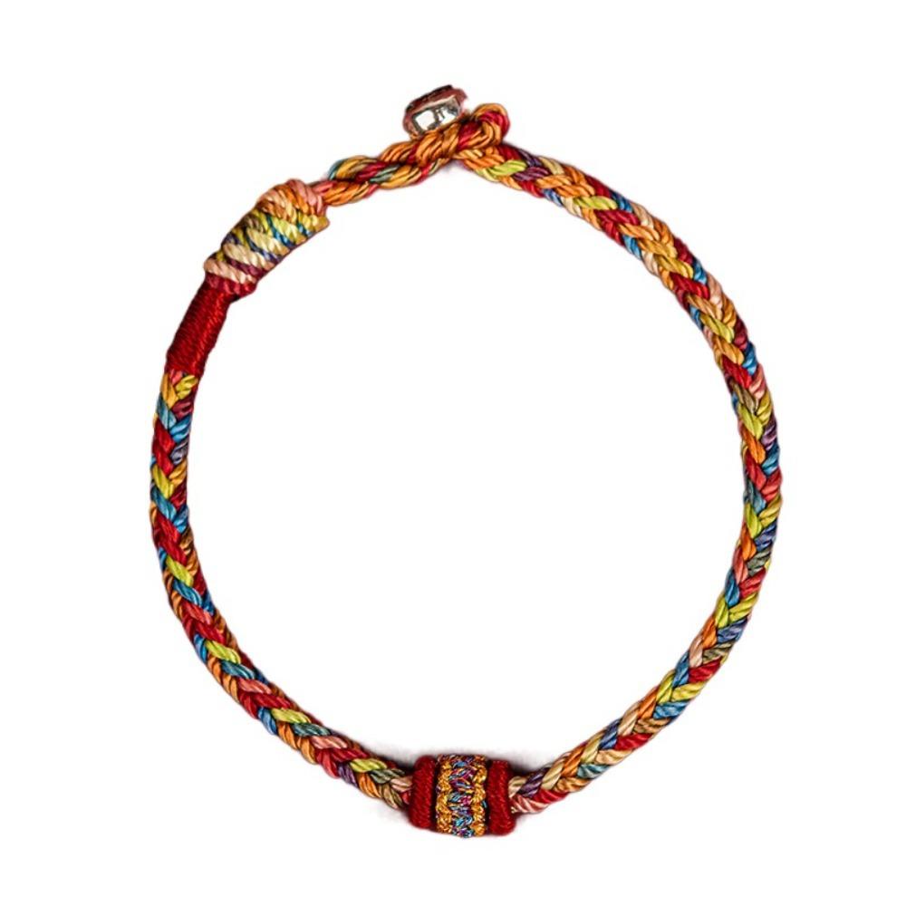 

Браслет в китайском стиле «Праздник драконьих лодок», ручная вязка, пятицветная ручная верёвка, подарок 15cm