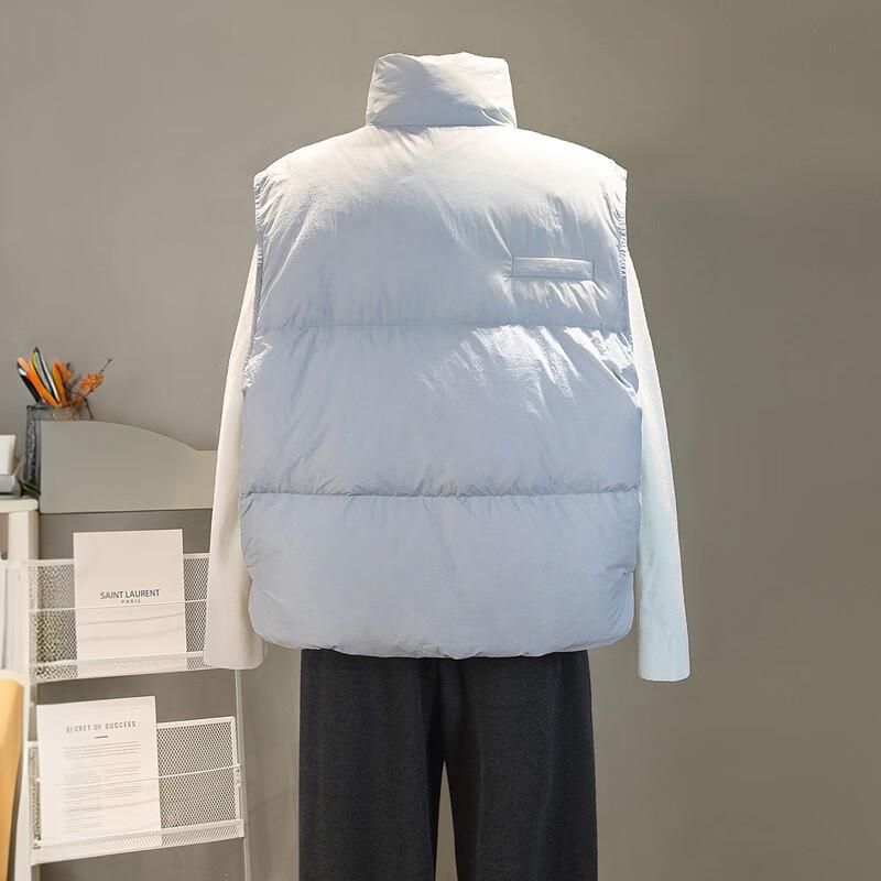 Women's 90% Down Single-Breasted Stand-Up Collar Vest