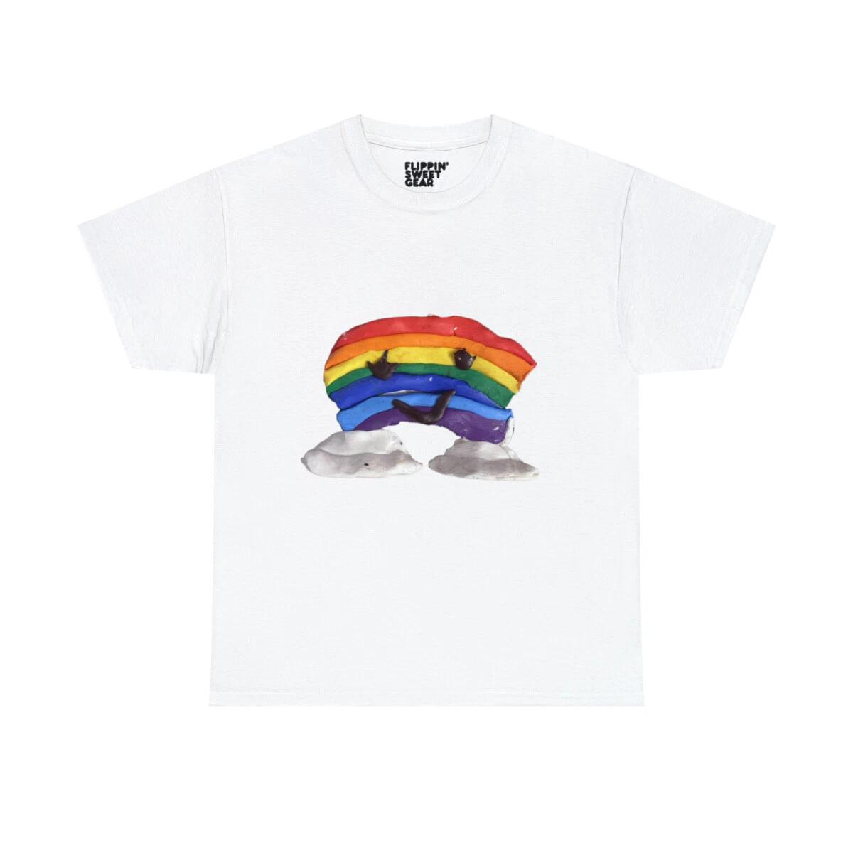 

Cute Kawaii Rainbow Clay Graphic Tee Shirt 4XL