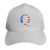 Us Usa America Flag Capital Letter Q Baseball Cap Contrast Two Tone Brim Snapback Flat Bill Strapback Dad Hat