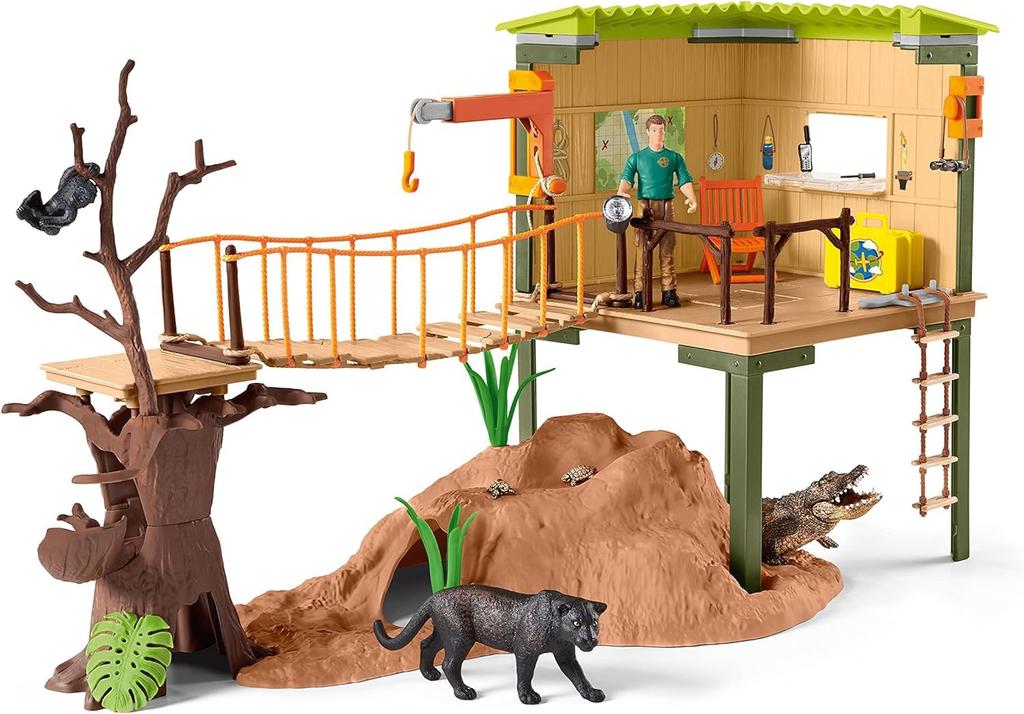 Schleich Wildlife Jungle Base Camp 42594